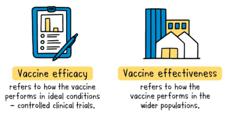 vaccine efficacy effectiveness