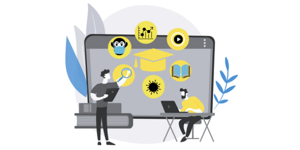 Immagine decorativa: Vaiolo delle scimmie, accesso libero ai contenuti sulla piattaforma UpToDate