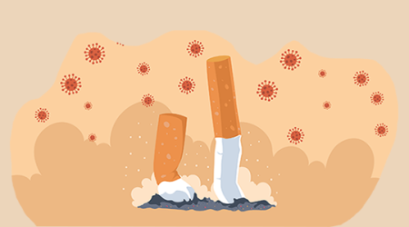 Immagine decorativa: Buone e cattive notizie: i fumatori hanno meno probabilità di ammalarsi di Covid, ma il vaccino può essere meno efficace in caso di fumo, obesità centrale, ipertensione